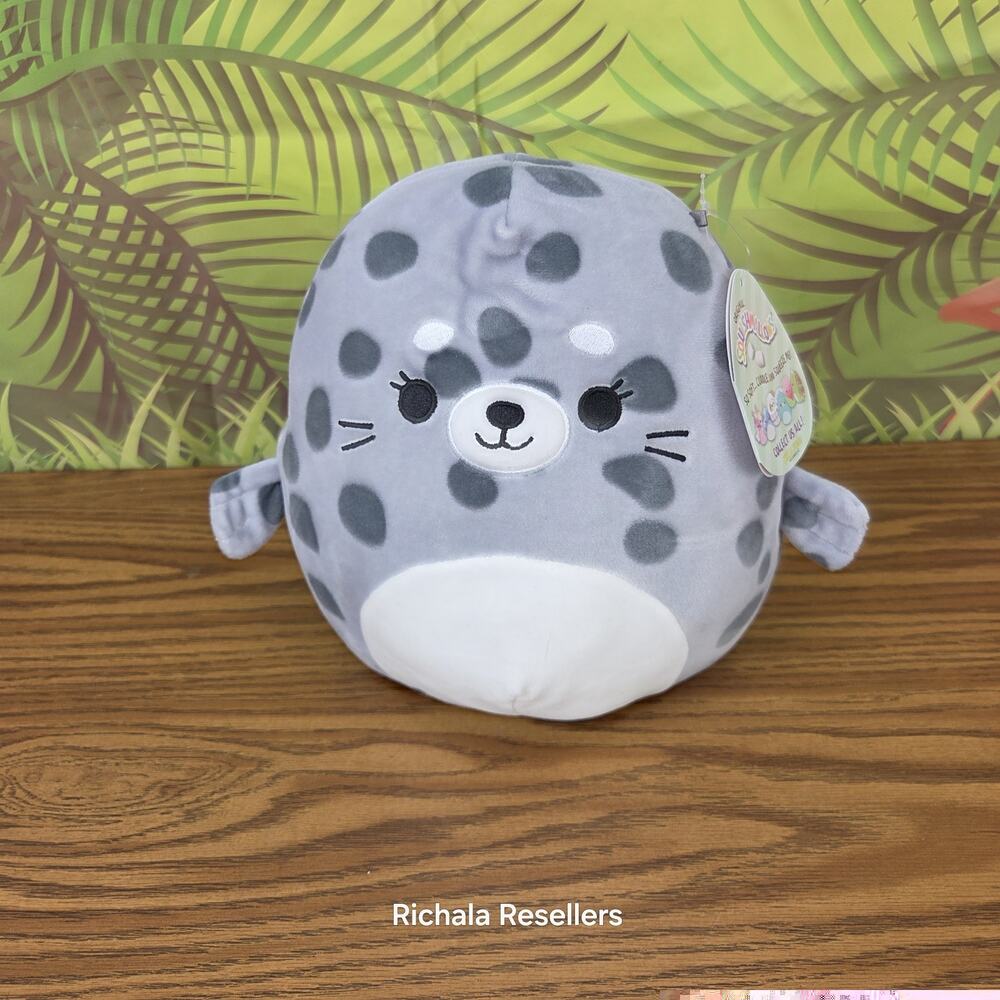 Squishmallow Isis the Gray Seal 8" Plush Soft Toy New